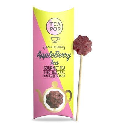 AppleBerry Tea-On-A-Stick! 20 Tea-Pops With Display Tray