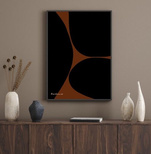 Affiche Poster - Black Abstract