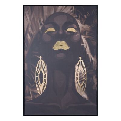 AFRICAN PRINT CANVAS PICTURE CT605069