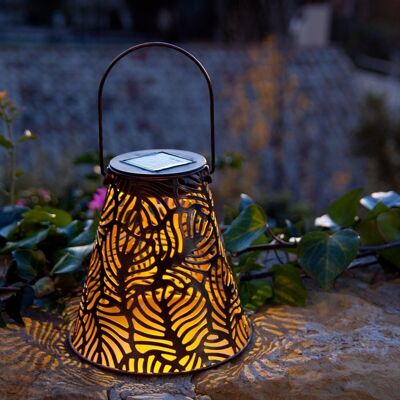 Set of 2 EXOTIC LED solar lanterns H30cm