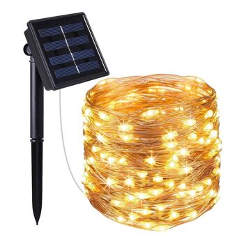 Guirlande lumineuse solaire 200 micro LED SKINNY SOLAR 21.50m 2