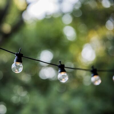 Outdoor connectable light garland LED PARTY CLEAR 6.50m