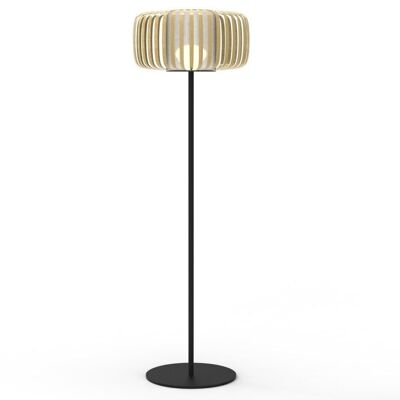 Lampada da terra senza fili STANDY BAMBOO H150cm + lampadina nomade LYS