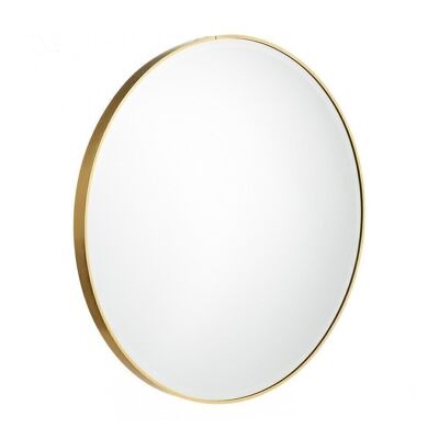 GOLD ALUMINUM-GLASS DECORATION MIRROR CT106741