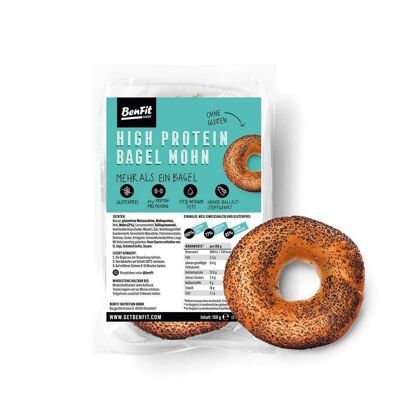 High Protein Bagel Mohn (glutenfrei)