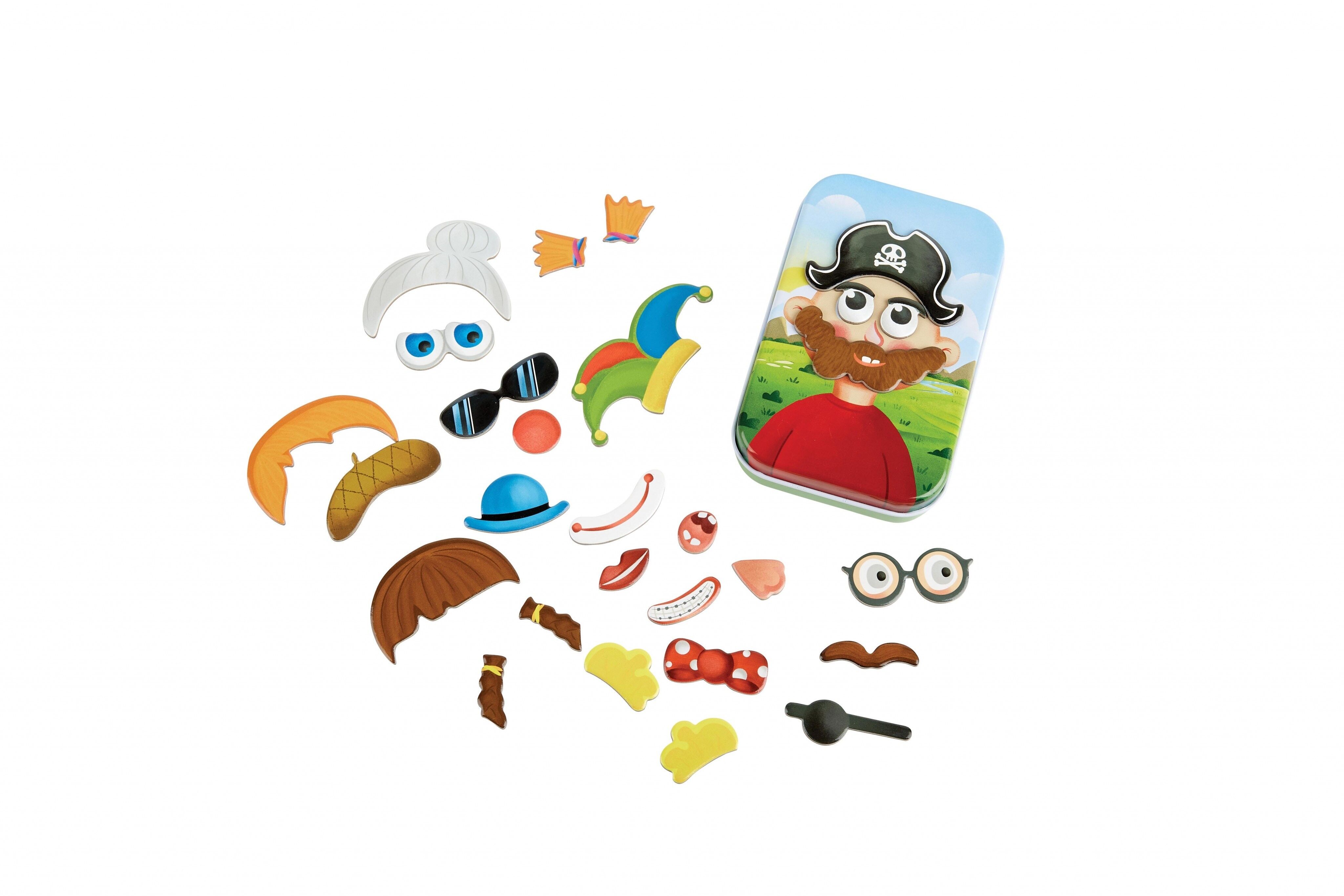 Hape - Giochi - Facce magnetiche divertenti