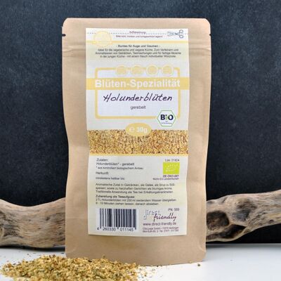 Organic elderflower rubbed aroma packaging