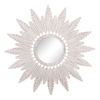 MIROIR BLANC ROSE DECORATION DM CT607921