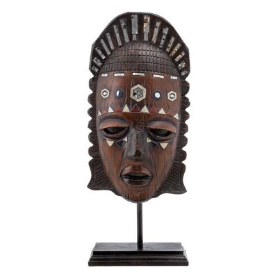 DÉCORATION EN RÉSINE FIGURE AFRICAINE CT602751