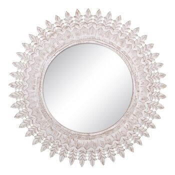 MIROIR BLANC ROSE DECORATION DM CT607963