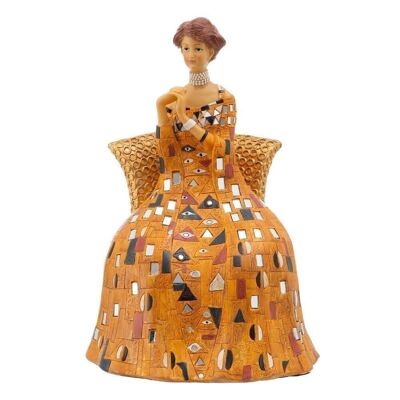 FIGURA LADY RESINA DECORACIÓN CT602768