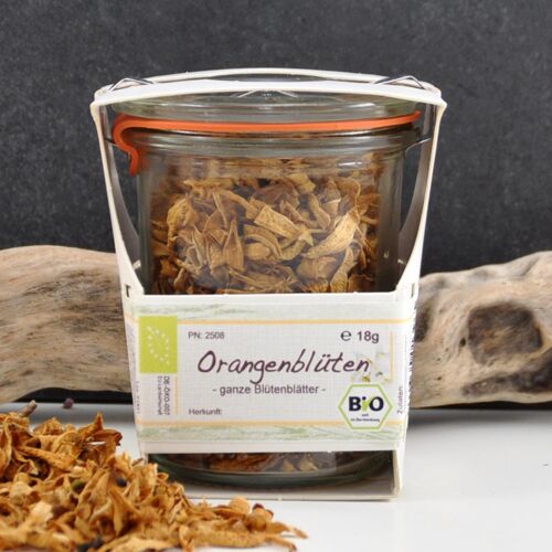 Bio Orangenblüten im Weckglas