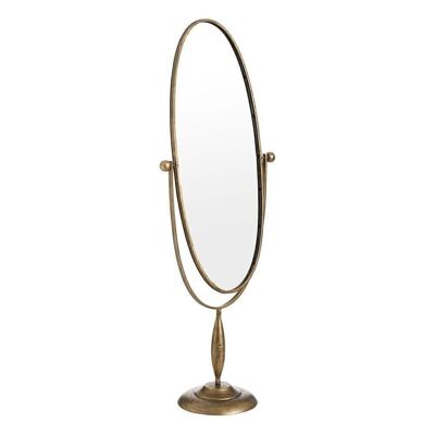 OLD GOLD DRESSING MIRROR METAL-GLASS CT151328
