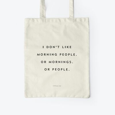 Sac en coton / Morning People