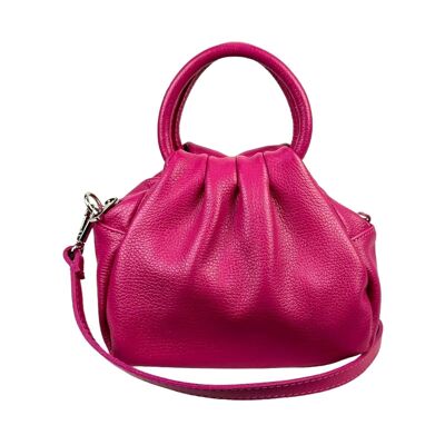 Compact Italian Leather Bag for Women.