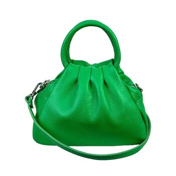 Sac compact en cuir italien pour femme. 3