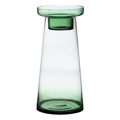GREEN GLASS CANDLE HOLDER DECORATION CT602899