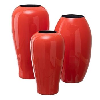 VASE CÉRAMIQUE ORANGE CT604451 2