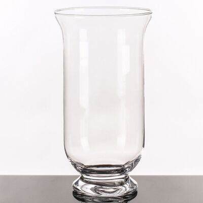TRANSPARENT GLASS CANDLE HOLDER CT52763