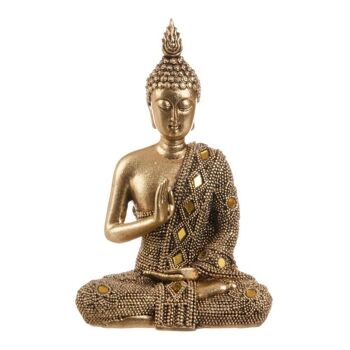 FIGURE BOUDDHA 4/M DÉCORATION RÉSINE CT602734 5