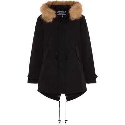 Winter coat SORONA for women and men - black