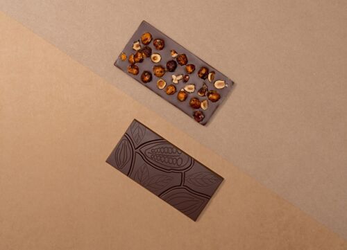 Tablette de chocolat Noisettes caramélisées Lait 39% 100g
