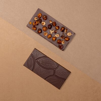 Tablette de chocolat Noisettes caramélisées Lait 39% 100g
