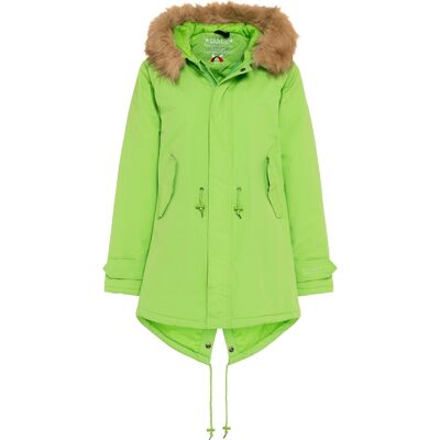 Winter coat SORONA for women and men - light green