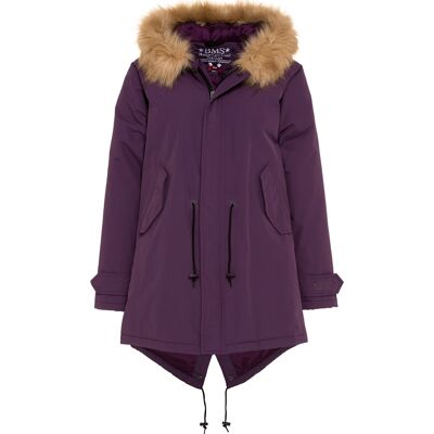 Winter coat SORONA for women and men - berry
