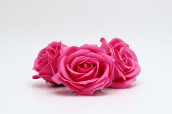 Fleur de savon – Rose moyenne Rose foncé 2