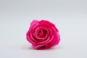 Fleur de savon – Rose moyenne Rose foncé 3