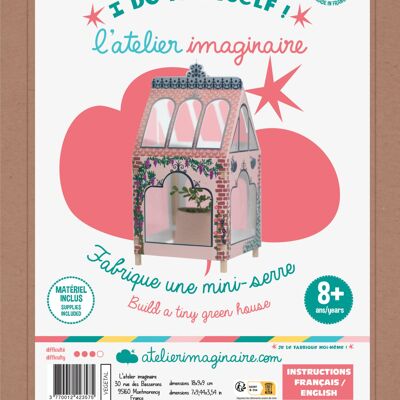 Make your own plant greenhouse - French/English DIY/children's activity kit
