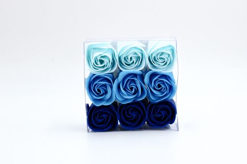 SAVON FLEUR roses Bleues x9