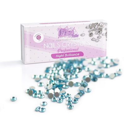 Aquamarine Nail Glitter 144 Pcs. SS-5 1,7 mm