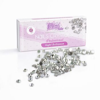 Crystal Nail Glitter 144 Pièces SS-3 1,3 mm 1