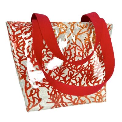 Nomadic insulated bag, “Caledonia” coral