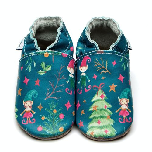 Leather Children's/Baby shoes - Naughty or Nice