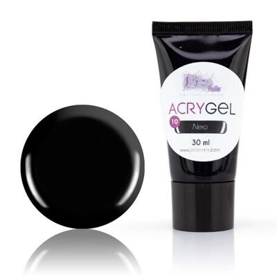 Acrygel - Gel Acrílico Negro 10 30g