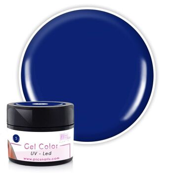 Gel Couleur uv/led Bleu 5 - 5 ml 1