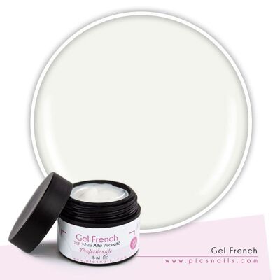 Gel Unghie French Uv Soft White 5 ml Pics