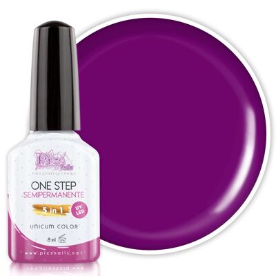 Semi-permanent Nail Polish Light Purple 5 in 1 - 18