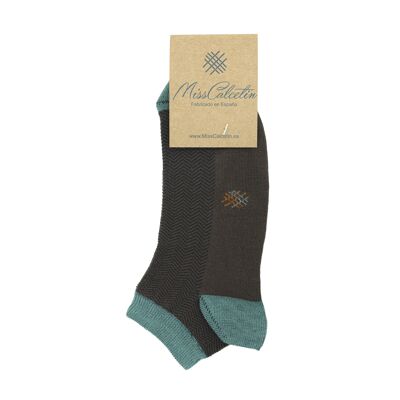 MissChocolate-Ginegro Spike Ankle Socks