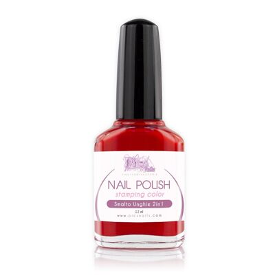 Esmalte de Uñas Rojo 2en1 Profesional 12 ml
