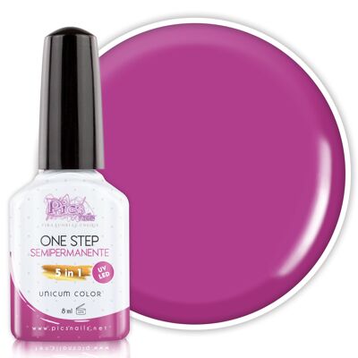 Esmalte de Uñas Semipermanente Rosa Fucsia 5 en 1 - 35