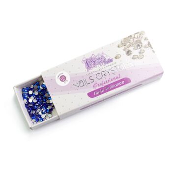 Paillettes pour ongles saphir 144 pièces SS-5 1,7 mm 2