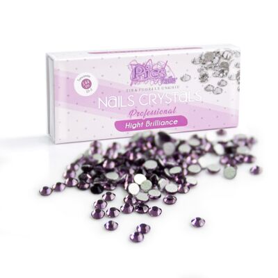 Paillettes pour Ongles Tanzanite 144 Pièces SS-5 1,7 mm