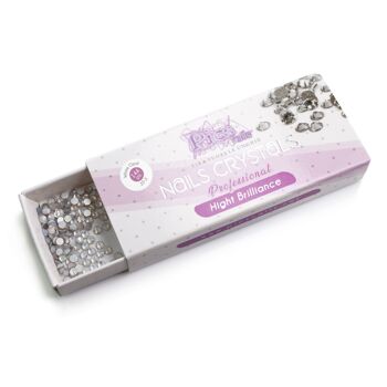 Paillettes pour ongles en opale blanche 144 pièces SS-5 1,7 mm 2