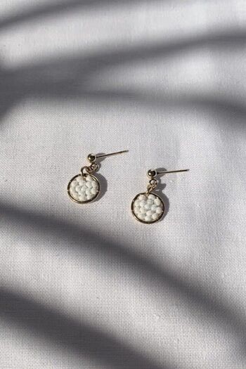 Boucles d'oreilles CLÉMENCE - goldfilled 14 carats 1