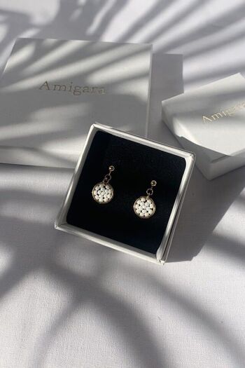 Boucles d'oreilles CLÉMENCE - goldfilled 14 carats 4