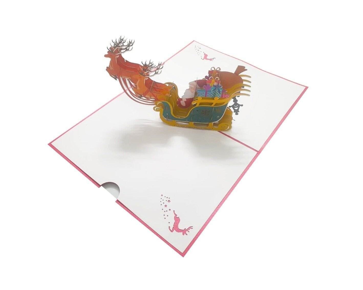 Slitta di babbo natale PupUp 3D